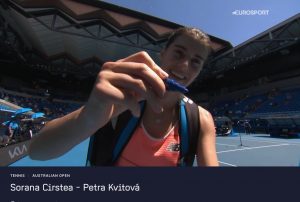 Sorana Cîrstea trece de una dintre favoritele turneului, Petra Kvitova