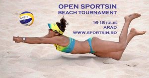 Open Sportsin – volei pe plajă – 16-18 iulie 2021