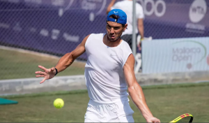 Rafael Nadal a efectuat primul antrenament pe iarbă