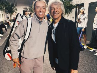 Iga Swiatek cu Jon Bon Jovi la Miami Open 2026